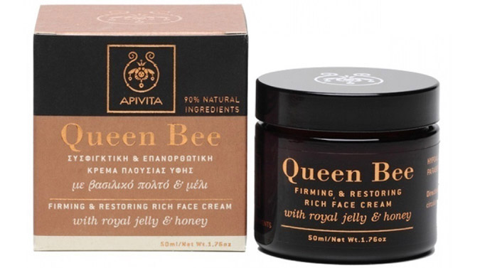 queen bee apivita firming restoring cream greek product